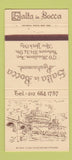 Matchbook Cover - Salla in Bocca Restaurant New York City 30 Strike