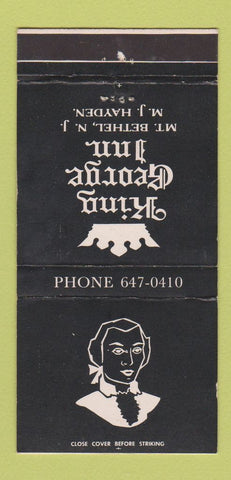 Matchbook Cover - King George Inn Mount Bethel NJ 30 Strike