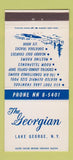 Matchbook Cover - Georgian Lake George NY Quality Courts Motel 30 Strike