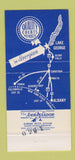 Matchbook Cover - Georgian Lake George NY Quality Courts Motel 30 Strike