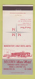 Matchbook Cover - McCown Motor Motel Manchester NH 30 Strike