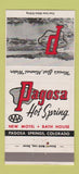 Matchbook Cover - Pagosa Hot Springs Colorado 30 Strike