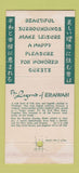 Matchbook Cover - Erawan Garden Hotel Palm Desert CA 30 Strike