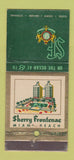 Matchbook Cover - Sherry Frontenac Miami Beach FL WEAR 30 Stick