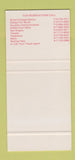 Matchbook Cover - Rio Airways Airline SAMPLE 30 Strike