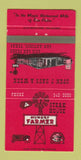 Matchbook Cover - Hungry Farmer Steak House San Antonio TX WEAR 30 Strike