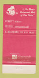 Matchbook Cover - Hungry Farmer Steak House San Antonio TX WEAR 30 Strike