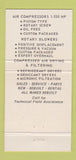 Matchbook Cover - Kansas City Pneumatic MO 30 Strike