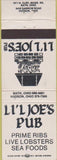 Matchbook Cover - Lil Joe's Pub Hudson OH