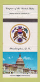 Matchbook Cover - US Congress Bob Traxler MI Michigan 30 Strike