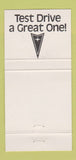 Matchbook Cover - Chevrolet Pontiac Sweewater TN Bucksin Metallic WEAR 30 Strike