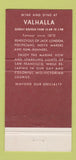 Matchbook Cover - Sally Stanford's Valhalla Inn Sausalito CA 30 Strike