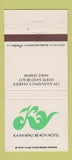 Matchbook Cover - Kannapali Beach Hotel Maui Hawaii 30 Strike