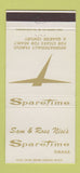 Matchbook Cover - Spartime Steaks Omaha NE San Ross Nisi 30 Strike