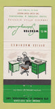 Matchbook Cover - Webster Stationery Office Systems Woodstock ON 30 Strike