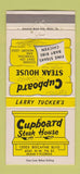 Matchbook Cover - Cupboard Steak House Miami FL WEAR 30 Strike