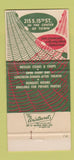 Matchbook Cover - Bookbinder's Seafood Philadelphia PA 30 Strike