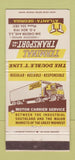 Matchbook Cover - Terminal Transport Trucking Atlanta GA 30 Strike
