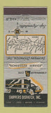 Matchbook Cover - Shippers Dispatch Chicago IL trucking 30 Stick
