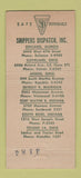 Matchbook Cover - Shippers Dispatch Chicago IL trucking 30 Stick