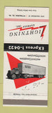Matchbook Cover - Lighting Express Trucking Pittsburgh PA 30 Strike