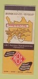 Matchbook Cover - ABC Trucking Freight 30 Stick