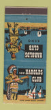 Matchbook Cover - Harolds Club Casino Reno NV 30 Stick