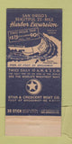 Matchbook Cover - San Diego CA Harbor Excursion Cruise 30 Stick