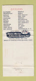 Matchbook Cover - States Marine Lines Cargo Shipping 30 Stick
