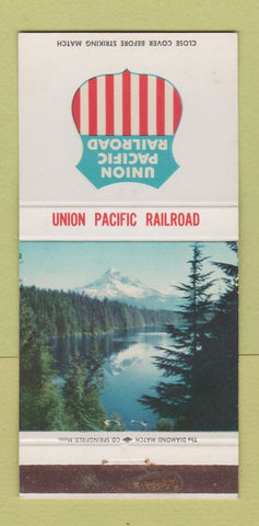 Matchbook Cover - Union Pacific Railroad Mount Hood OR 30 Strike