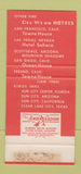 Matchbook Cover - Del Webb's Ocean House San Diego CA 30 Strike