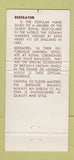 Matchbook Cover - Beefeater Inn Beverly Hills CA 30 Strike