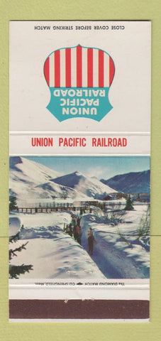 Matchbook Cover - Union Pacific Railroad Sun Valley ID WEAR 30 Strike