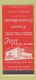 Matchbook Cover - First State Bank Springdale AR 30 Strike