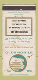 Matchbook Cover - 1955 Oldsmobile First Motors Villa Park IL WORN 30 Strike