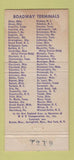 Matchbook Cover - Roadway Express Trucking 30 Strike
