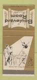 Matchbook Cover - Conrad Hilton Hotel Chicago IL Boulevard Room 30 Strike