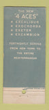 Matchbook Cover - American Export Lines freight WEAR 30 Stick