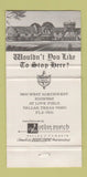 Matchbook Cover - Royal Coach Inns of America Dallas TX 30 Strike