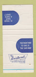 Matchbook Cover - Keystone Shipping Freight Philadelphia PA WEAR 30 Strike