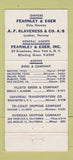 Matchbook Cover - Fern Ville Lines Freight Cruise 21 Strike Feature