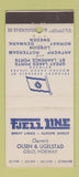 Matchbook Cover - Fjell Line Freight Oslo Norway 30 Stick