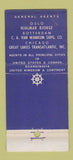 Matchbook Cover - Fjell Line Freight Oslo Norway 30 Stick