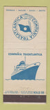 Matchbook Cover - Compania Transatlantica Freight? 30 Stick