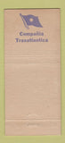 Matchbook Cover - Compania Transatlantica Freight? 30 Stick