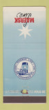 Matchbook Cover - Maersk Line Steamship Miller Freight 30 Stick