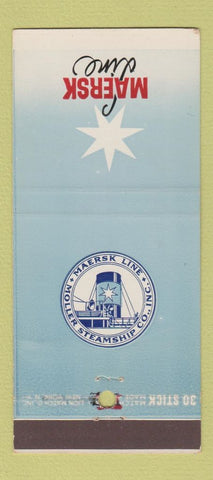 Matchbook Cover - Maersk Line Steamship Miller Freight 30 Stick