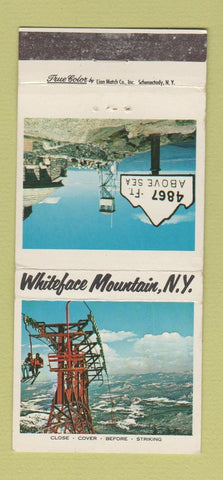 Matchbook Cover - Whiteface Mountain NY 30 Strike
