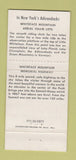Matchbook Cover - Whiteface Mountain NY 30 Strike