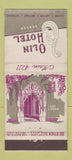 Matchbook Cover - Olin Hotel Denver Colorado 30 Stick